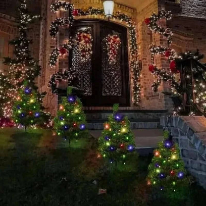 2-in-1 Solar Christmas Tree Lawn Light DailySale Default Title Default Title-