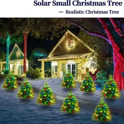 2-in-1 Solar Christmas Tree Lawn Light Cartsfy Inc.