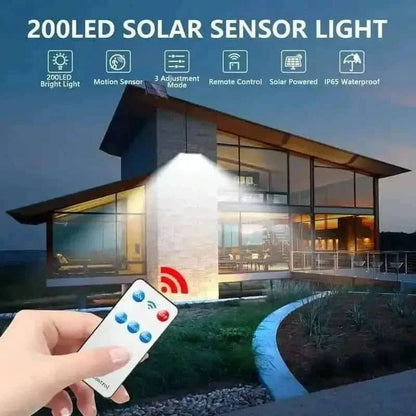 2-Pack: 200-LED/3Modes Upgraded Split Solar Motion Sensor Light Outdoor with Remote DailySale Default Title Default Title-