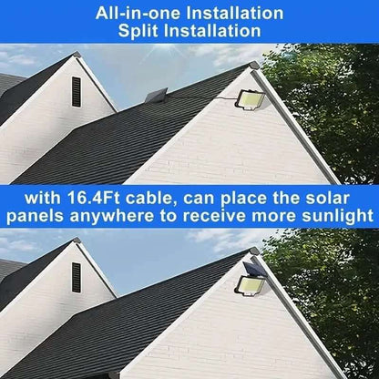 2-Pack: 200-LED/3Modes Upgraded Split Solar Motion Sensor Light Outdoor with Remote Cartsfy Inc.