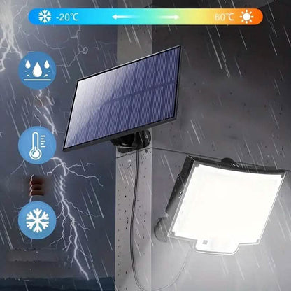 2-Pack: 228 LED Outdoor Split Solar Wall Lights Cartsfy Inc.