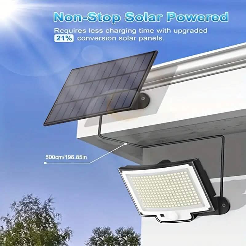 2-Pack: 228 LED Outdoor Split Solar Wall Lights Cartsfy Inc.