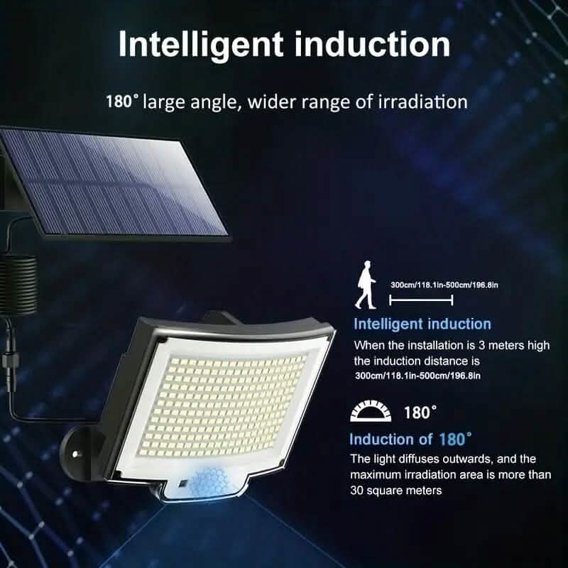 2-Pack: 228 LED Outdoor Split Solar Wall Lights Cartsfy Inc.