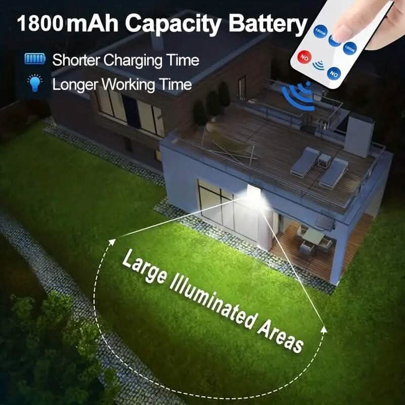 2-Pack: 228 LED Outdoor Split Solar Wall Lights Cartsfy Inc.