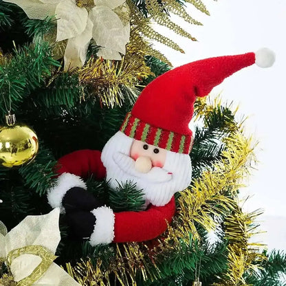 2-Pack: Christmas Curtain Buckle Doll Santa & Snowman Cartsfy Inc.