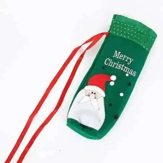 2-Pack: Christmas Decorations Red Wine Bag Cartsfy Inc.