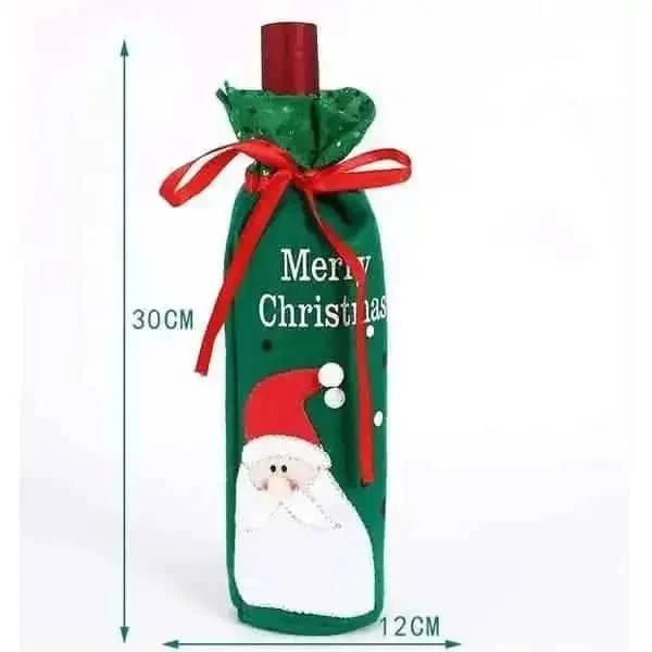 2-Pack: Christmas Decorations Red Wine Bag Cartsfy Inc.
