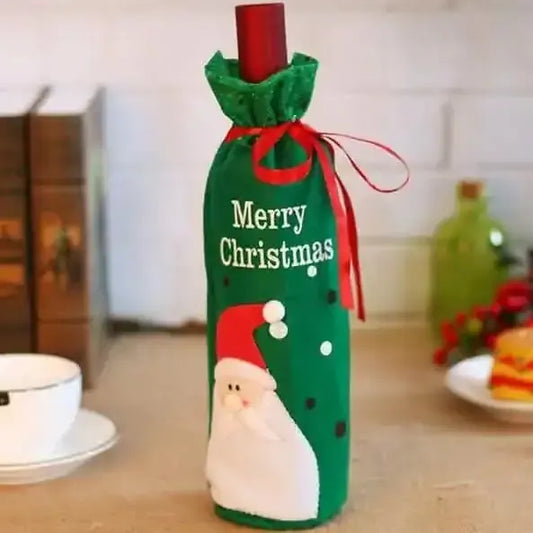 2-Pack: Christmas Decorations Red Wine Bag DailySale Green/Red Green Red Green/Red-Green-Red-