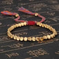 2-Pack Handmade Copper Bead Bracelet for stylish accessorizing