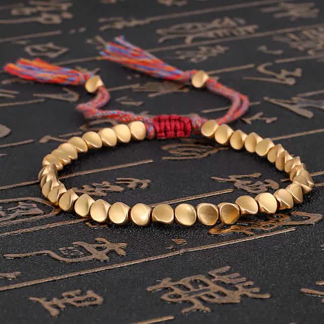 2-Pack: Handmade Copper Bead Bracelet Cartsfy Inc.
