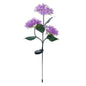 2-Pack: Hydrangea Solar LED Flower Lights with 3 Heads Outdoor Waterproof Garden Lights Cartsfy Inc.