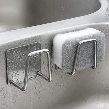 2 - Pack: Kitchen Stainless Steel Sink Sponge Holder - Cartsfy Inc.