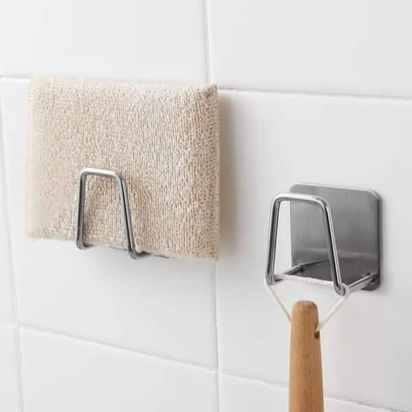 2 - Pack: Kitchen Stainless Steel Sink Sponge Holder - Cartsfy Inc.