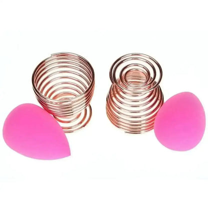 2-Pack: LanMa Beauty Sponge Blender Holder DailySale Rose Gold Silver Rose Gold-Silver-