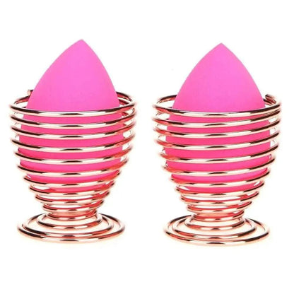 2-Pack: LanMa Beauty Sponge Blender Holder DailySale Rose Gold Silver Rose Gold-Silver-