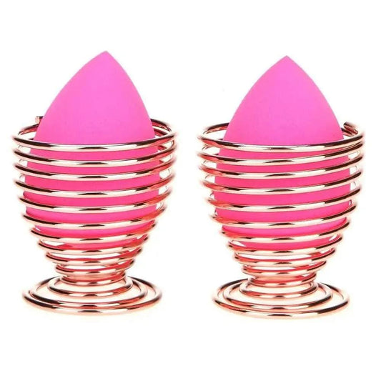 2-Pack: LanMa Beauty Sponge Blender Holder DailySale Rose Gold Silver Rose Gold-Silver-