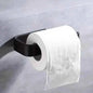 2 - Pack: No - Drill Self - Adhesive Toilet Paper Holder – Black & White - Cartsfy Inc.