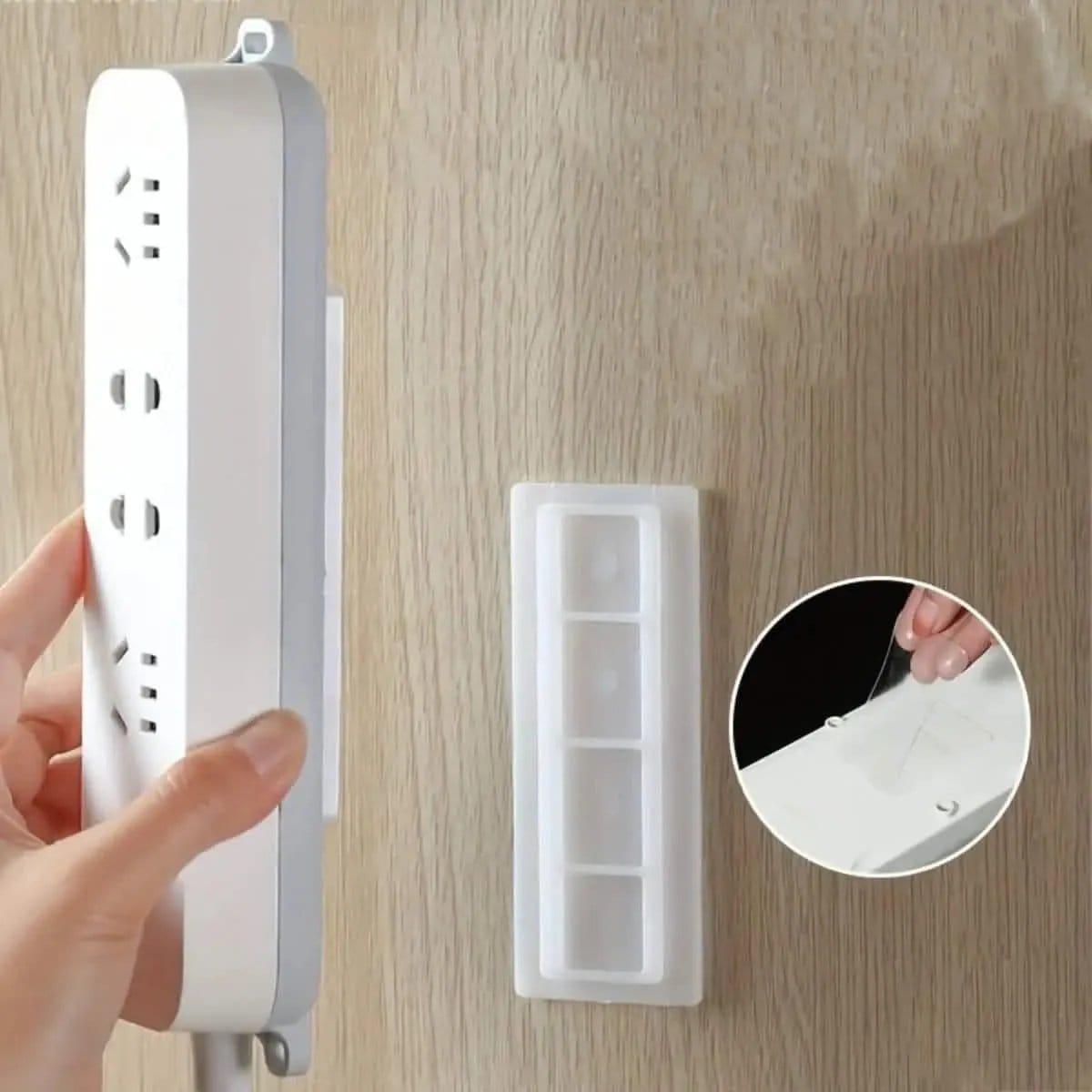 2-Pack Removable Wall Decals – Space-Saving Organizer for Surge Protectors DailySale Default Title Default Title-
