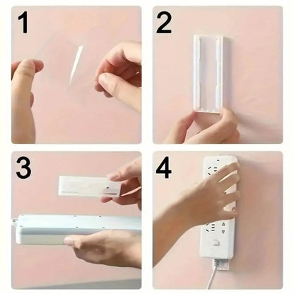 2-Pack Removable Wall Decals – Space-Saving Organizer for Surge Protectors DailySale Default Title Default Title-