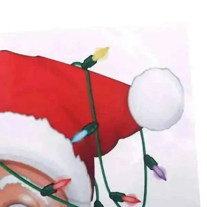 2-Pack: Santa Claus Elk Shop Hotel Christmas Window Double Sided Glass Sticker Cartsfy Inc.