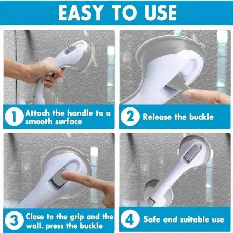 2 - Pack: Shower Handle Grab Bars For Bathtubs And Showers - Cartsfy Inc.