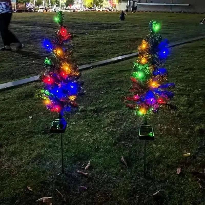 2-Pack: Waterproof Solar Christmas Tree LED Light DailySale Default Title Default Title-