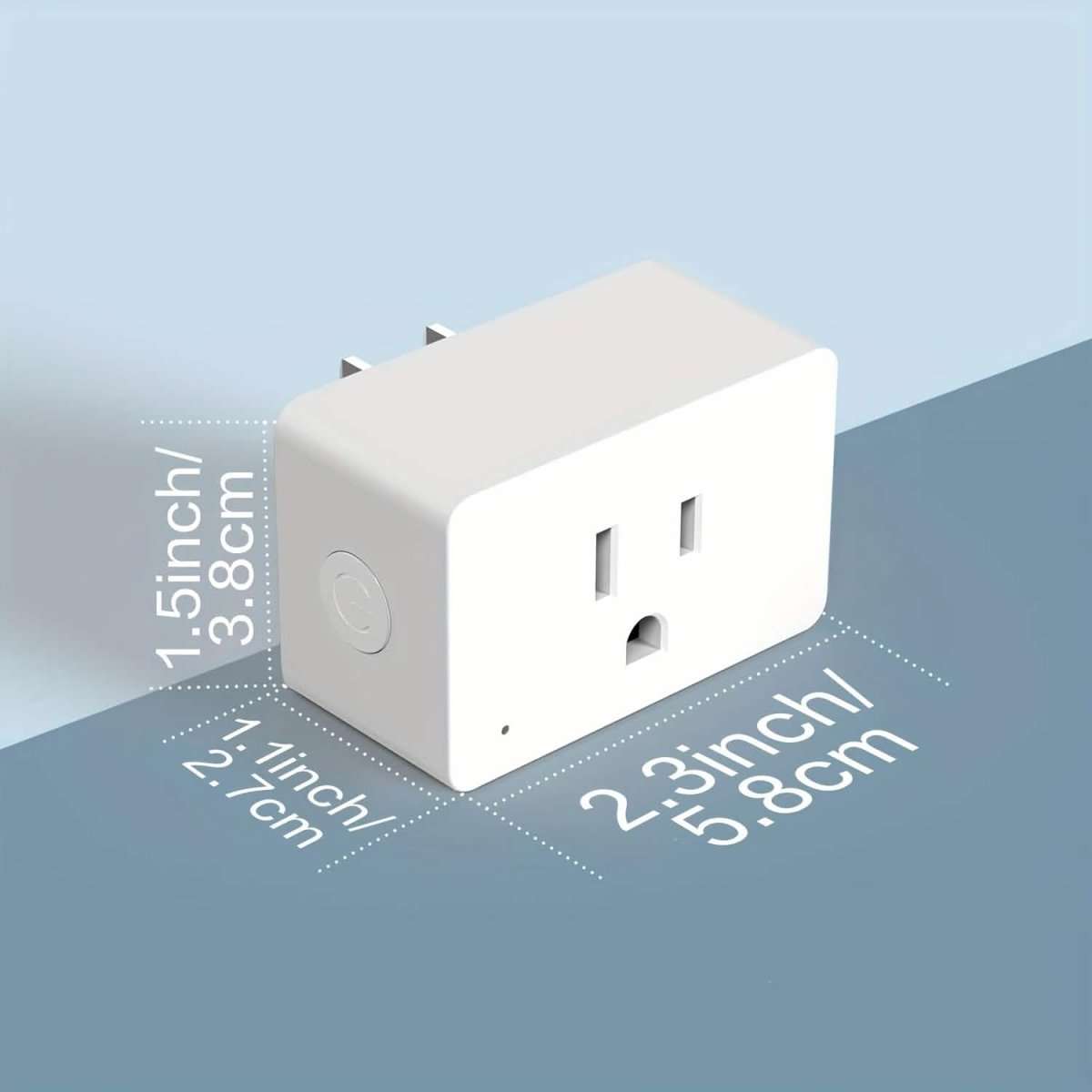 2-Pack: WiFi Smart Plug – 15A, Timer & App Control, Works with Alexa & Google Home Cartsfy Inc.