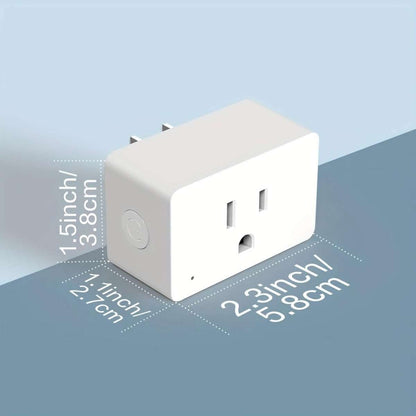 2-Pack: WiFi Smart Plug – 15A, Timer & App Control, Works with Alexa & Google Home Cartsfy Inc.