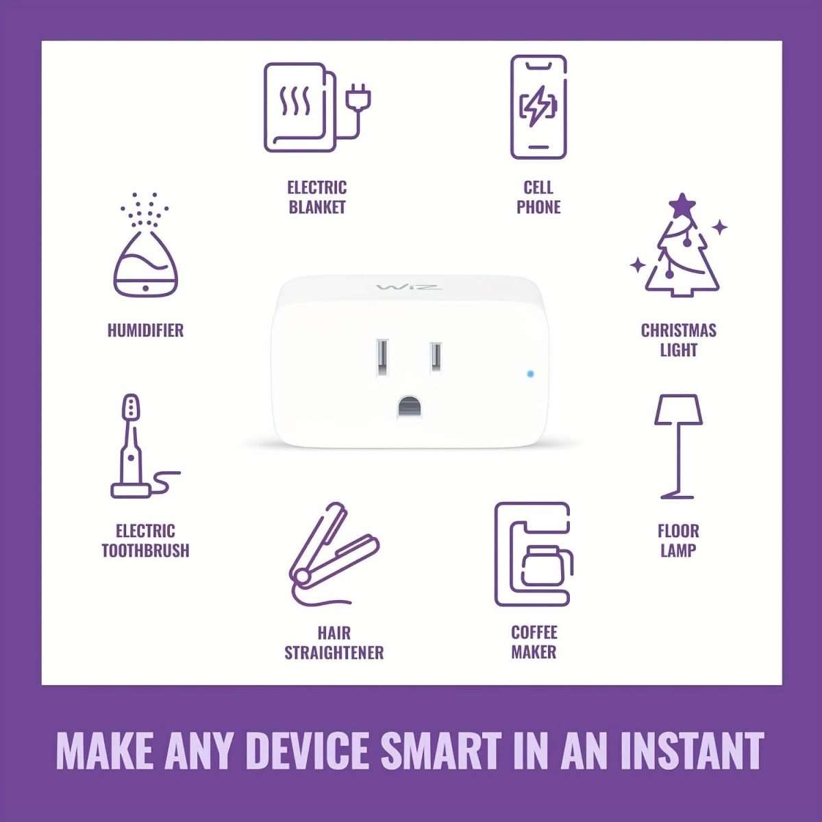 2-Pack: WiFi Smart Plug – 15A, Timer & App Control, Works with Alexa & Google Home Cartsfy Inc.