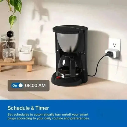 2-Pack: WiFi Smart Plug – 15A, Timer & App Control, Works with Alexa & Google Home Cartsfy Inc.