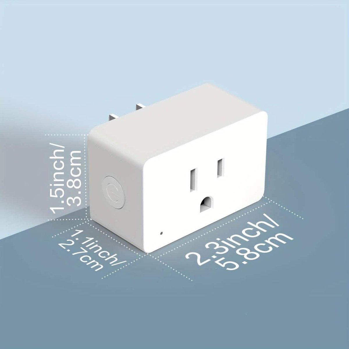 2 - Pack: WiFi Smart Plug – 15A, Timer & App Control, Works with Alexa & Google Home - Cartsfy Inc.
