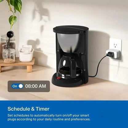 2 - Pack: WiFi Smart Plug – 15A, Timer & App Control, Works with Alexa & Google Home - Cartsfy Inc.