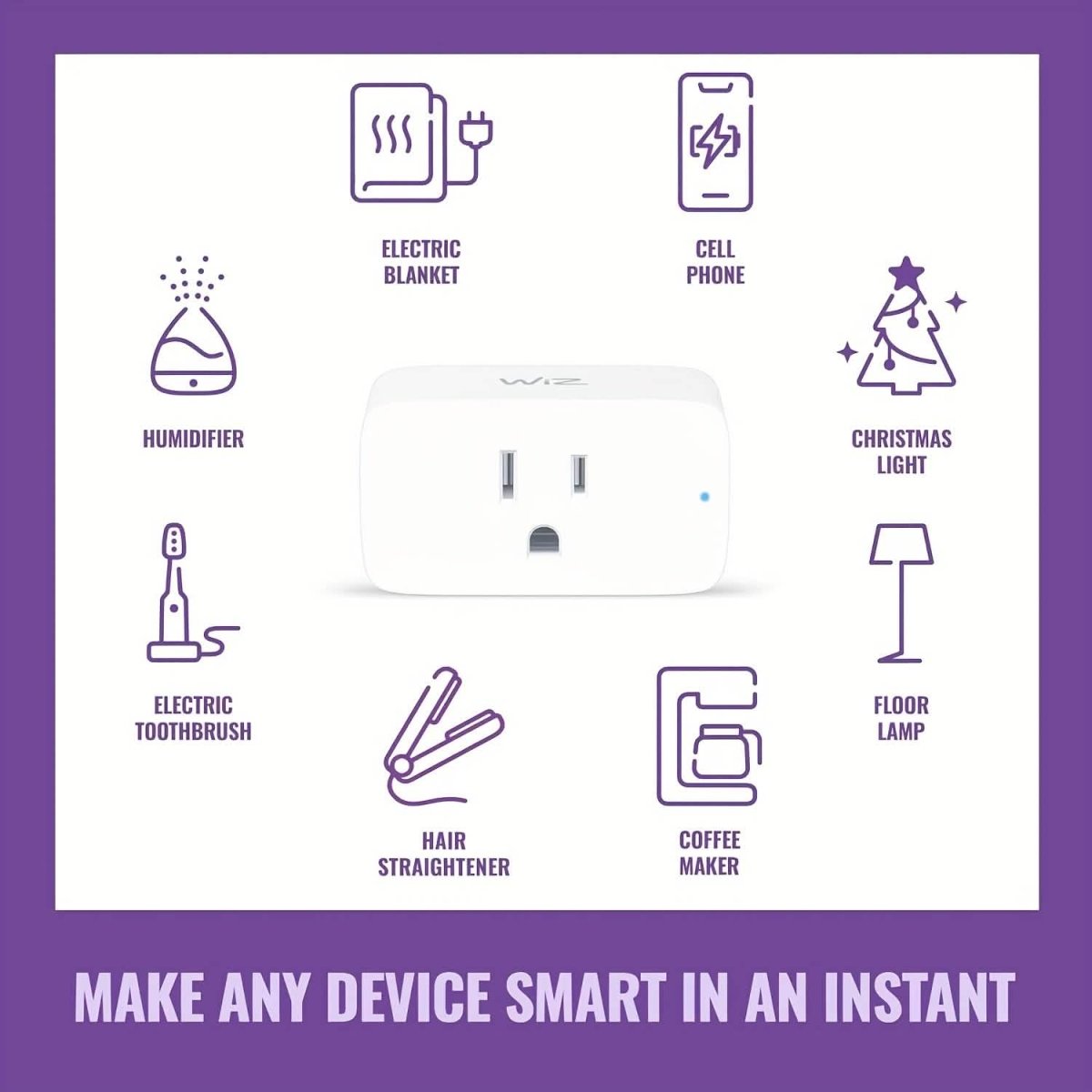 2 - Pack: WiFi Smart Plug – 15A, Timer & App Control, Works with Alexa & Google Home - Cartsfy Inc.
