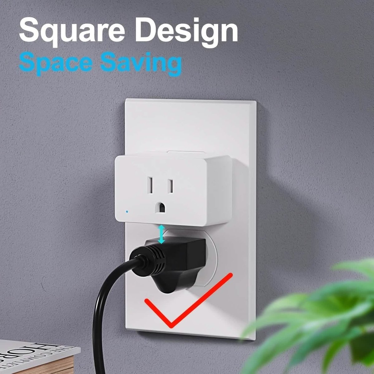 2 - Pack: WiFi Smart Plug – 15A, Timer & App Control, Works with Alexa & Google Home - Cartsfy Inc.