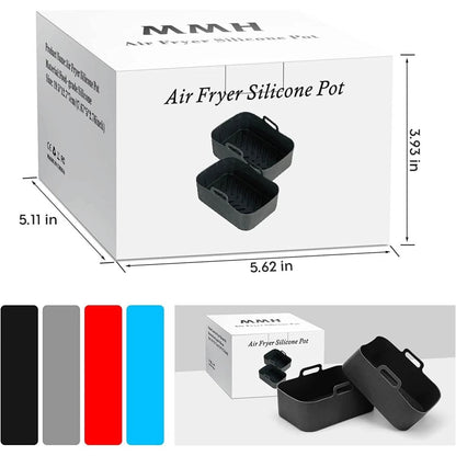 2 - Piece: Air Fryer Silicone Pot - Cartsfy Inc.