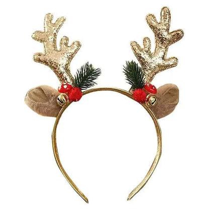 2-Piece: Christmas Deer Horn Bell Head Buckle Cartsfy Inc.