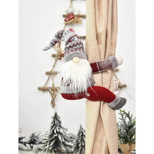 2-Piece: Christmas Gift Curtain Buckle DailySale Default Title Default Title-
