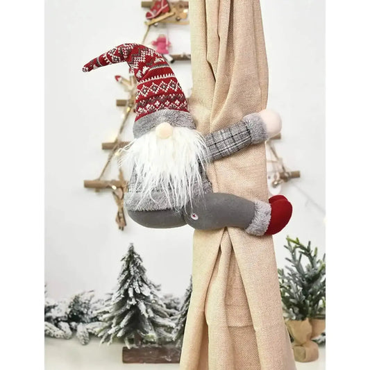 2-Piece: Christmas Gift Curtain Buckle DailySale Default Title Default Title-