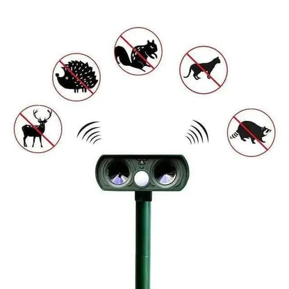 2-Piece: Outdoor Solar Ultrasonic Pest Repeller DailySale Default Title Default Title-