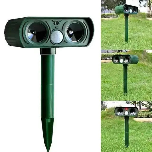 2-Piece: Outdoor Solar Ultrasonic Pest Repeller DailySale Default Title Default Title-