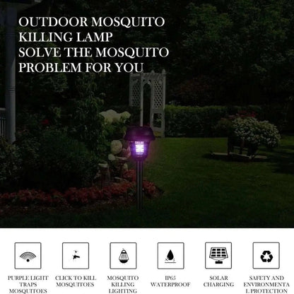 2-Piece: Solar Waterproof Outdoor Bug and Mosquito Zapper DailySale Default Title Default Title-
