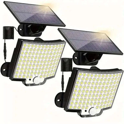 2-Pieces: 106 LED Solar Outdooor Lights Cartsfy Inc.