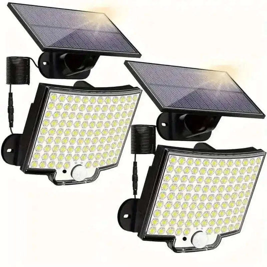 2-Pieces: 106 LED Solar Outdooor Lights Cartsfy Inc.