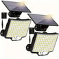 2-Pieces: 106 LED Solar Outdooor Lights Cartsfy Inc.