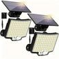 2-Pieces: 106 LED Solar Outdoor Security Lights