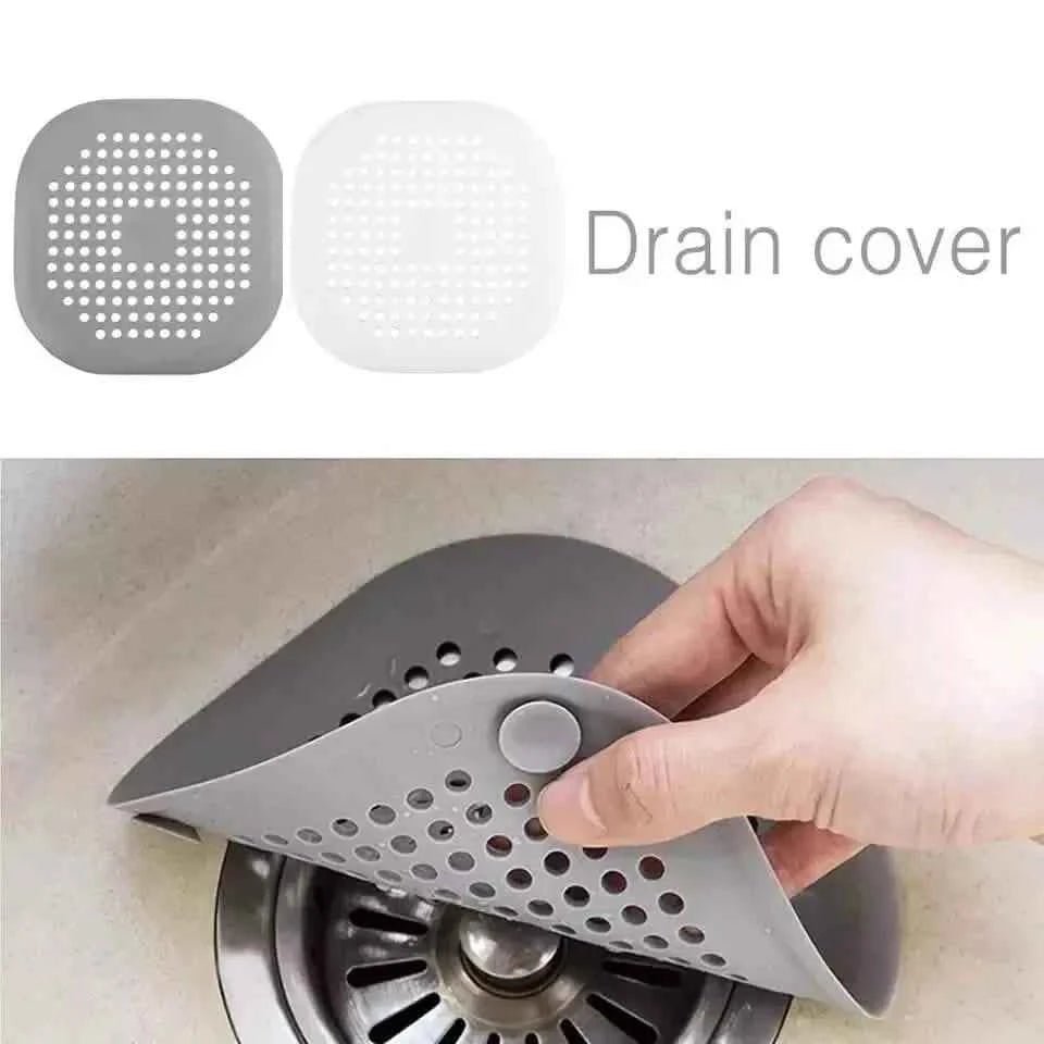 2 - Pieces: Bathroom Kitchen Waste Sink Strainer Hair Filter Drain Net Catcher Cover - Cartsfy Inc.