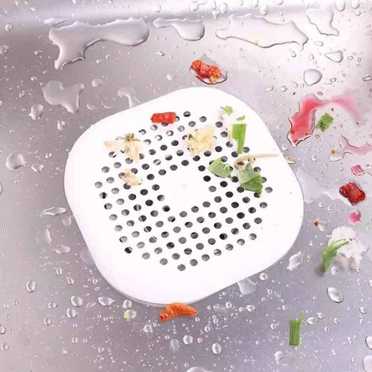 2 - Pieces: Bathroom Kitchen Waste Sink Strainer Hair Filter Drain Net Catcher Cover - Cartsfy Inc.