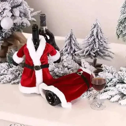 2-Pieces: Christmas Wine Bottle Cover Merry Christmas Decor Cartsfy Inc.