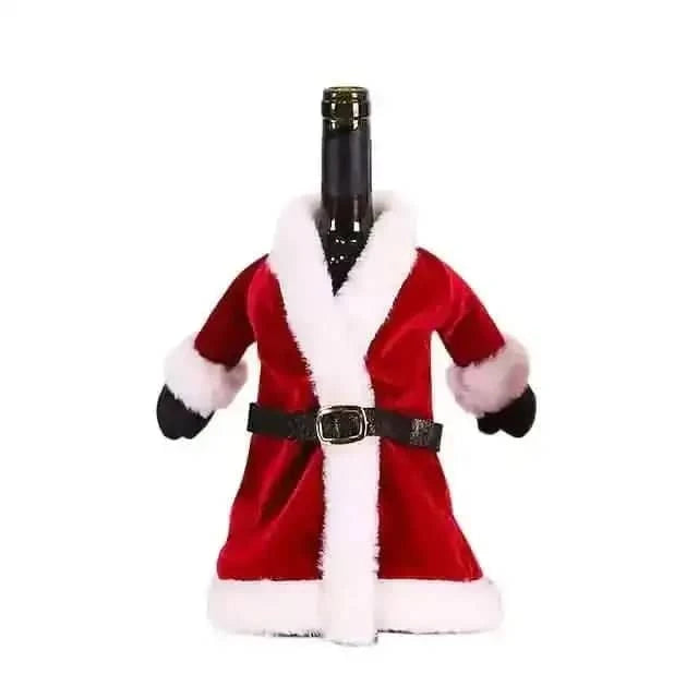 2-Pieces: Christmas Wine Bottle Cover Merry Christmas Decor Cartsfy Inc.