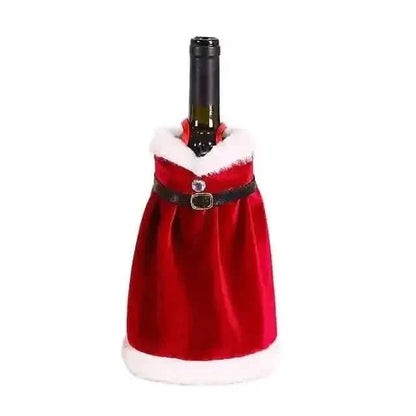 2-Pieces: Christmas Wine Bottle Cover Merry Christmas Decor Cartsfy Inc.